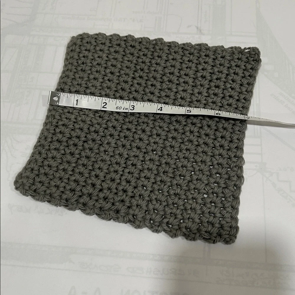 100% Cotton Handmade Washcloths - Set of 3